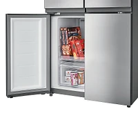 Frigidaire - 17.4 Cu. Ft. 4-Door French Door Refrigerator - Stainless Steel