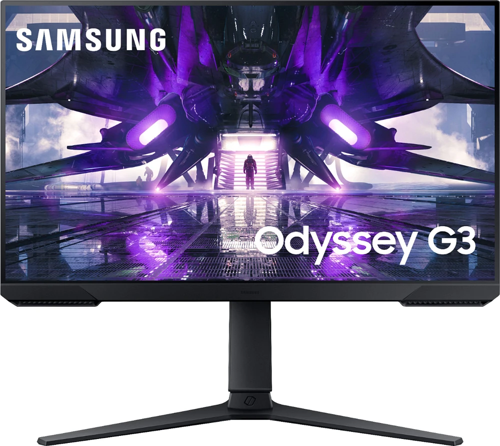 Samsung - Geek Squad Certified Refurbished Odyssey AG3 27" Flat FHD 1 ms AMD FreeSync Gaming Monitor - Black