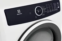 Electrolux - 8.0 Cu. Ft. Stackable Electric Dryer with Steam - White