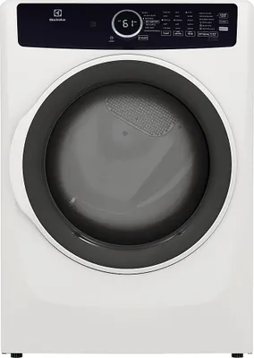 Electrolux - 8.0 Cu. Ft. Stackable Gas Dryer with Steam - White