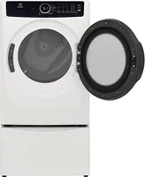 Electrolux - 8.0 Cu. Ft. Stackable Gas Dryer with Steam - White