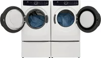 Electrolux - 8.0 Cu. Ft. Stackable Gas Dryer with Steam - White