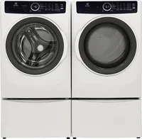 Electrolux - 8.0 Cu. Ft. Stackable Gas Dryer with Steam - White