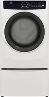 Electrolux - 8.0 Cu. Ft. Stackable Gas Dryer with Steam - White