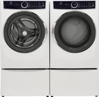 Electrolux - 8.0 Cu. Ft. Stackable Electric Dryer with Steam and LuxCare Dry System