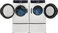 Electrolux - 8.0 Cu. Ft. Stackable Electric Dryer with Steam and LuxCare Dry System