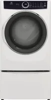Electrolux - 8.0 Cu. Ft. Stackable Electric Dryer with Steam and LuxCare Dry System