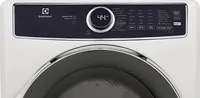 Electrolux - 8.0 Cu. Ft. Stackable Electric Dryer with Steam and LuxCare Dry System