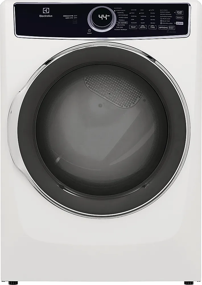 Electrolux - 8.0 Cu. Ft. Stackable Gas Dryer with Steam and LuxCare Dry System