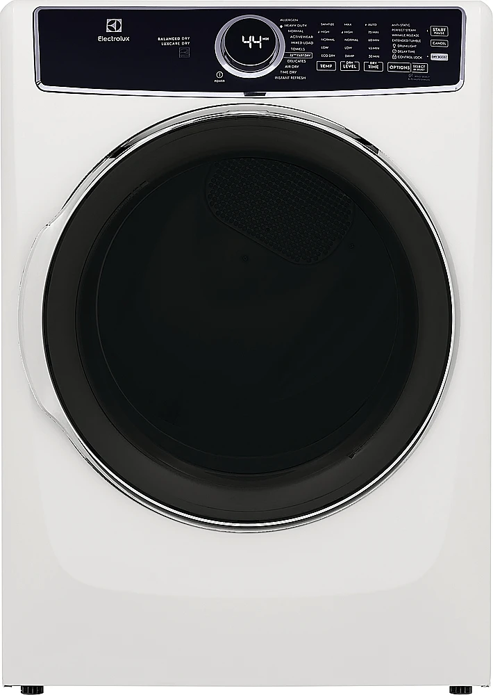 Electrolux - 8.0 Cu. Ft. Stackable Electric Dryer with Steam and Balanced Dry