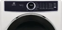 Electrolux - 8.0 Cu. Ft. Stackable Gas Dryer with Steam, LuxCare Dry System & Air Dry Cycle