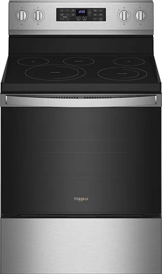 Whirlpool - 5.3 Cu. Ft. Freestanding Electric Convection Range with Air Fry