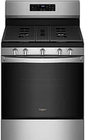 Whirlpool - 5.0 Cu. Ft. Gas Burner Range with Air Fry for Frozen Foods