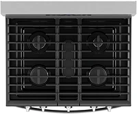 Whirlpool - 5.0 Cu. Ft. Gas Burner Range with Air Fry for Frozen Foods