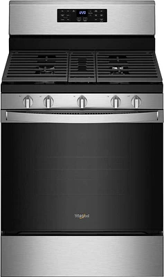 Whirlpool - 5.0 Cu. Ft. Gas Range with Air Fry for Frozen Foods