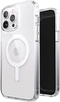 Speck - Presidio Perfect-Clear with MagSafe Hard Shell Case for iPhone 13 Pro Max & iPhone 12 Pro Max - Clear