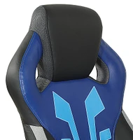 OSP Home Furnishings - Ice Knight Gaming Chair in - Blue