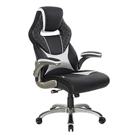 OSP Home Furnishings - Oversite Gaming Chair in Faux Leather - White