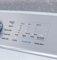 GE Profile - 7.4 Cu. Ft. Smart Electric Dryer with Sanitize Cycle and Sensor Dry