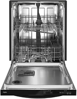 Whirlpool - 24" Top Control Built-In Dishwasher with Stainless Steel Tub, Large Capacity with Tall Top Rack, 50 dBA