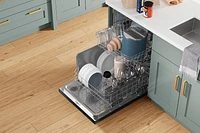 Whirlpool - 24" Top Control Built-In Dishwasher with Stainless Steel Tub, Large Capacity with Tall Top Rack, 50 dBA