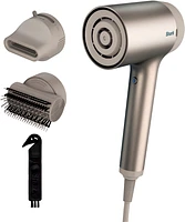 Shark - HyperAir Hair Blow Dryer with IQ 2-in-1 Concentrator & Styling Brush Attachments - Stone