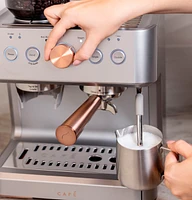 Café - Bellissimo Semi-Automatic Espresso Machine with 15 bars of pressure, Milk Frother, and Built-In Wi-Fi