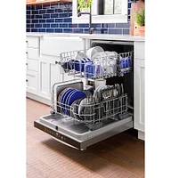 GE - Front Control Built-In Dishwasher, 52 dBA