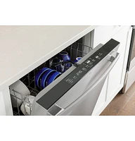 GE - Top Control Built In Dishwasher with Sanitize Cycle and Dry Boost, dBA