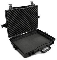 CASEMATIX - Waterproof Hard Case Fits up to 17" Inch Laptop - Black
