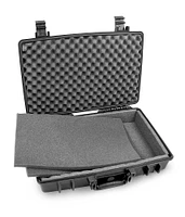 CASEMATIX - Waterproof Hard Case Fits up to 15.6" Inch Laptop - Black