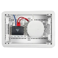 Sanus - TV Media In-Wall Box - 9" - White