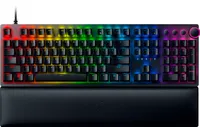 Razer - Huntsman V2  Full Size Wired Optical Red Linear Switch Gaming Keyboard with Chroma RGB Backlighting - Black