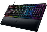 Razer - Huntsman V2  Full Size Wired Optical Red Linear Switch Gaming Keyboard with Chroma RGB Backlighting - Black