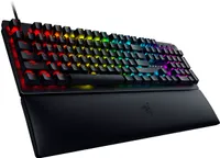Razer - Huntsman V2  Full Size Wired Optical Red Linear Switch Gaming Keyboard with Chroma RGB Backlighting - Black
