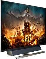 Philips - Geek Squad Certified Refurbished Momentum 55" LED 4K HDR Gaming Monitor - Black