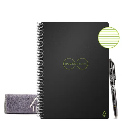 Rocketbook - Core Smart Reusable Notebook Lined 6" x 8.8