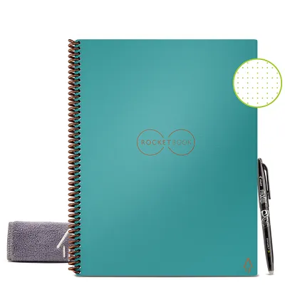 Rocketbook - Core Smart Reusable Notebook Dot-Grid 8.5" x 11