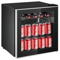 RCA - 17-Bottle or 70-Can Wine Cooler / Beverage Center - Black