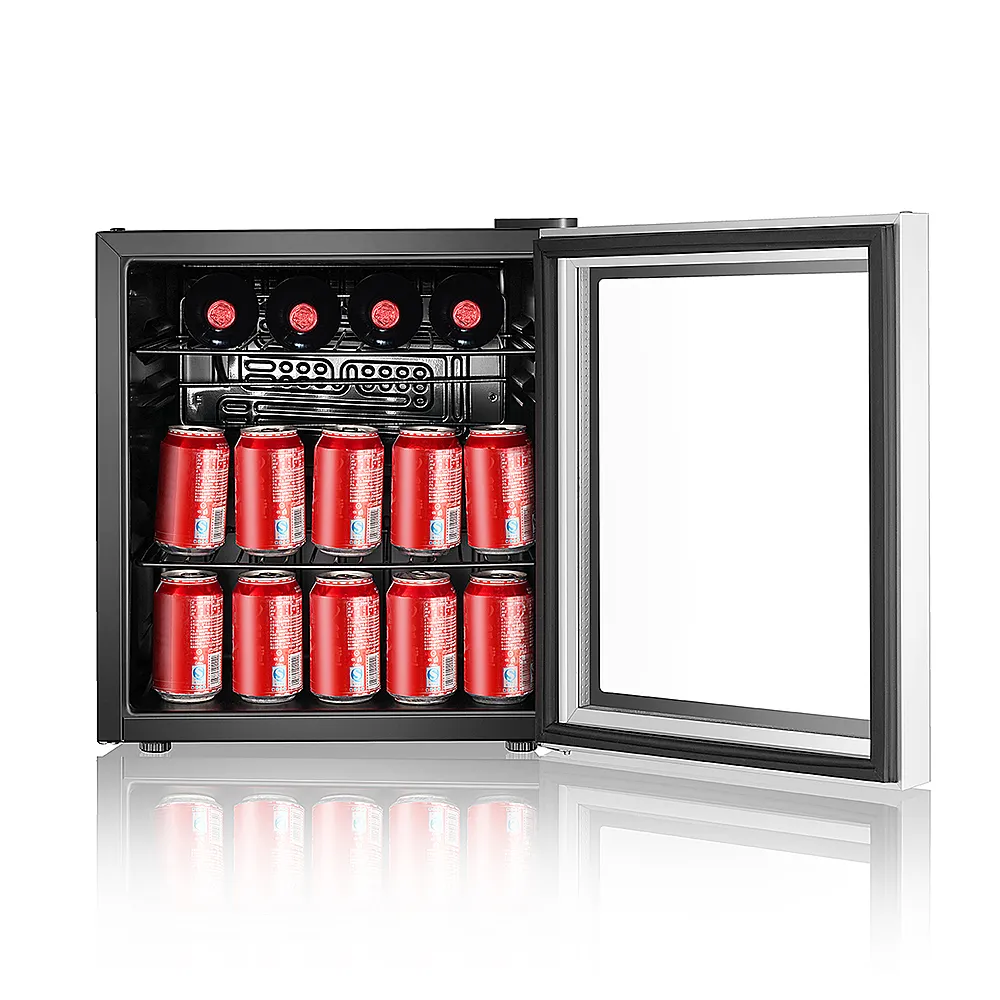 RCA - 17-Bottle or 70-Can Wine Cooler / Beverage Center - Black