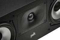 Polk Audio - Monitor XT30 Center Channel Speaker - Midnight Black