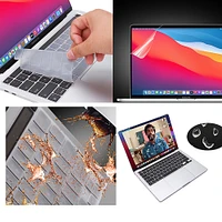 Techprotectus - Compatible with MacBook Pro 16 inch with Touch Bar & Touch ID & Retina Display for models: A2141