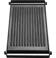 GE - Reversible Grill and Griddle - Black
