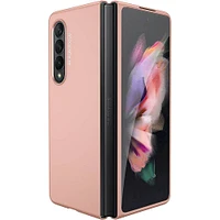 SaharaCase - Hard Shell Silicone Case for Samsung Galaxy Z Fold3 5G - Rose Gold