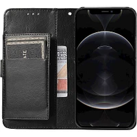 SaharaCase - Folio Wallet Case for Apple iPhone 13 Pro - Black