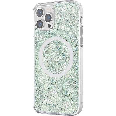 SaharaCase - Sparkle Case with MagSafe for Apple iPhone 13 Pro Max - Clear, Teal, Green
