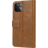 SaharaCase - Folio Wallet Case for Apple iPhone 13 mini - Brown