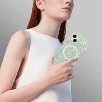 SaharaCase - Sparkle Case with MagSafe for Apple iPhone 13 - Clear, Teal, Green