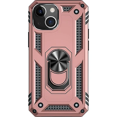 SaharaCase - Kickstand with Belt Clip Case for Apple iPhone 13 Mini - Rose Gold