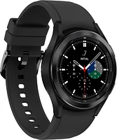 Samsung - Geek Squad Certified Refurbished Galaxy Watch4 Classic Stainless Steel Smartwatch 42mm BT - Black